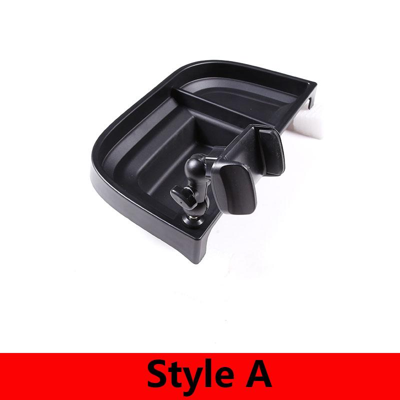For Ford Maverick -25 ABS Black Car Dashboard Storage Box Tray Phone Holder GPS Navigation Bracket Interior Car Accessories