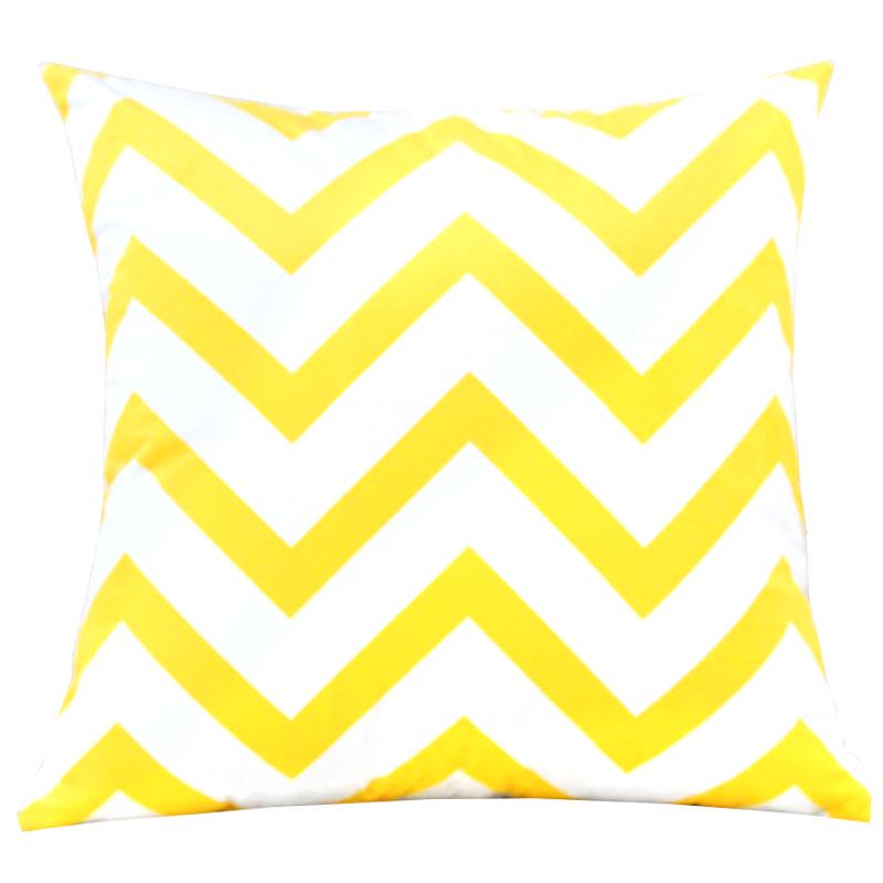 Nordic Style Decorative Pillows Cushion Yellow Gray Geometric Cases Cover Home Decor Black White
