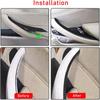 3 Stück Für BMW X5 E70 LCI/X6 E71 E72 Hybridauto Innentür Seitenverkleidung Armlehne Zuziehgriff Abdeckung Zierleisten Aufkleber Zubehör LHD/RHD
