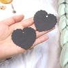 100pcs Heart-shaped Card Paper Blank Tags Handwritten Gift Tags Kraft Paper Labels for Wedding Christmas Day Thanksgiving TMZ