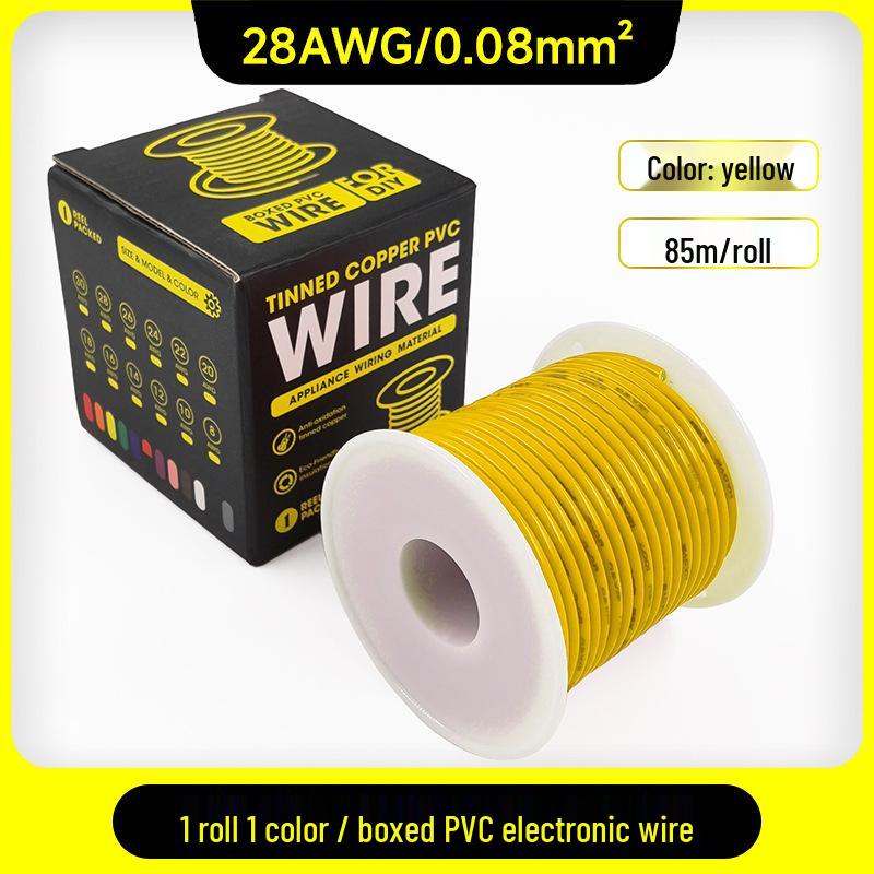 1007 PVC Electronic Wire 16AWG-30AWG Tinned Copper, Flying Lead Aviation Wire