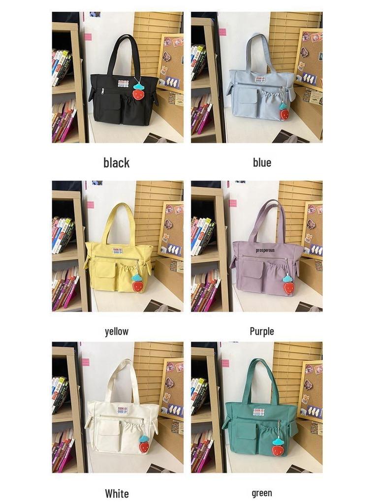 Fashionable Lightweight Mom and Baby Tote Bag with Multi-Compartment Design