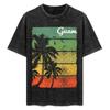 Tropical Guam Shirt Tshirt Trendy Print Short Sleeve Tshirt