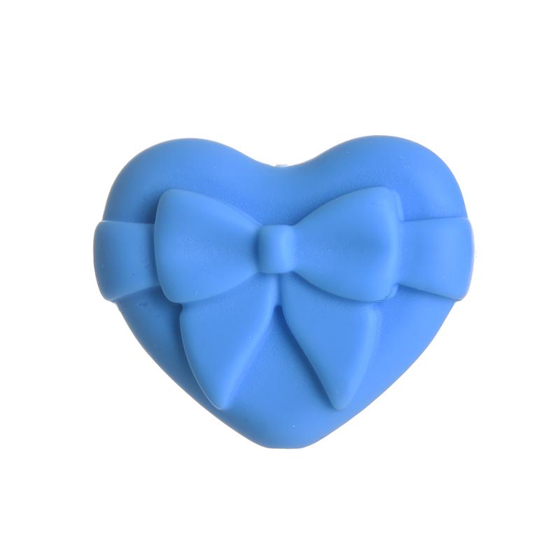 10 Stück Fünfzackiger Stern Herz Mond Silikonperlen Lebensmittelqualität Beißring DIY Schnullerkette Zubehör Baby Zahnen Spielzeug BPA Frei