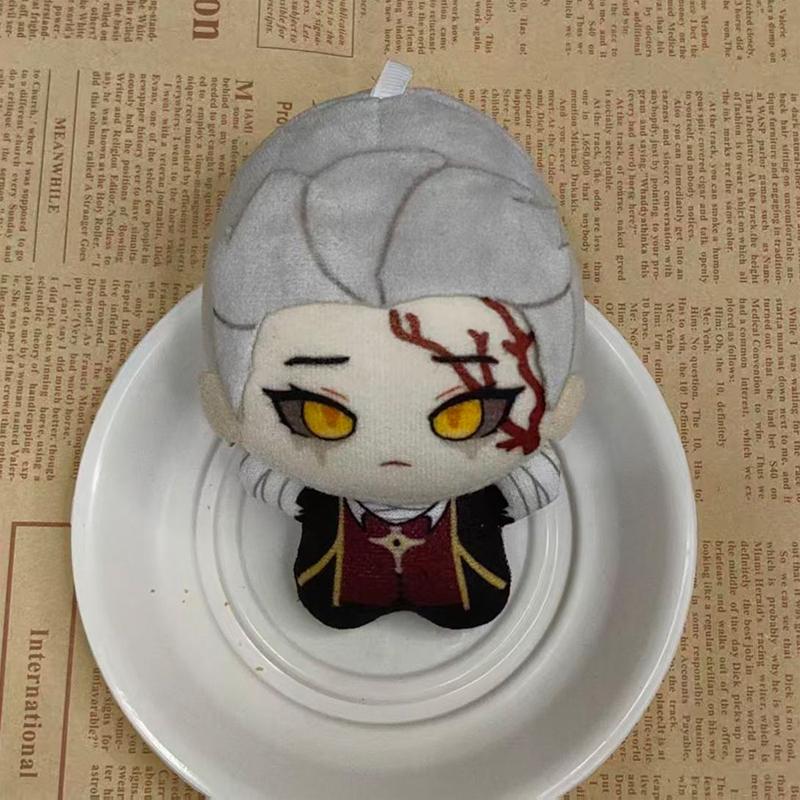 10Cm Plush Terrible Costume Identity V Play Character Hermit Alva Lorenz Cuddly Companions Keyring Animated Plushy Figure Pouch Ornament