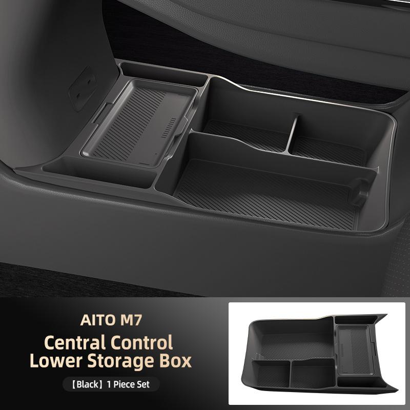 

Suitable for 24 Models of Wenjie M7 Second Generation Central Control Storage Box Lower Storage Box Car Interior Accessories