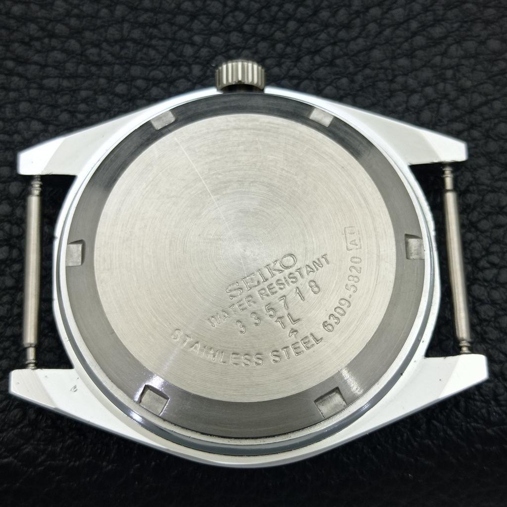 REFURBISHED AUTOMATIC SEIKO 5 MENS WATCH JAPAN MADE BLACK DIAL CUSTOM A440095-2 QV90-a440095