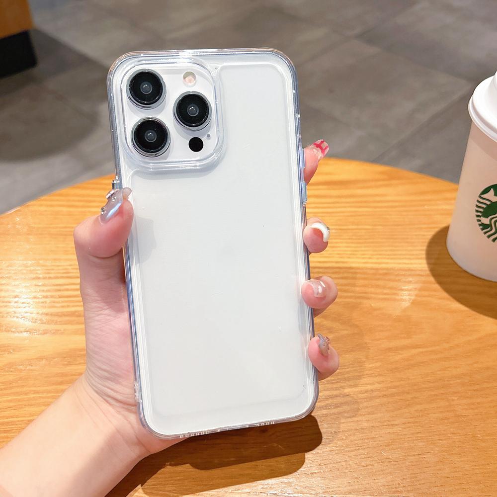 

Прозрачный противоударный чехол KEYSION для iPhone 15 Pro Max 15 Plus, прозрачный бампер, акрил + чехол из ТПУ для iPhone 14 13 12 11 Pro Max for iPhone 11 Pro Max чистый