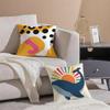 Creative Art Geometric animal pattern Cushion Cover Linen Pillowcase Soft  for Sofa Bed Home Room Decor