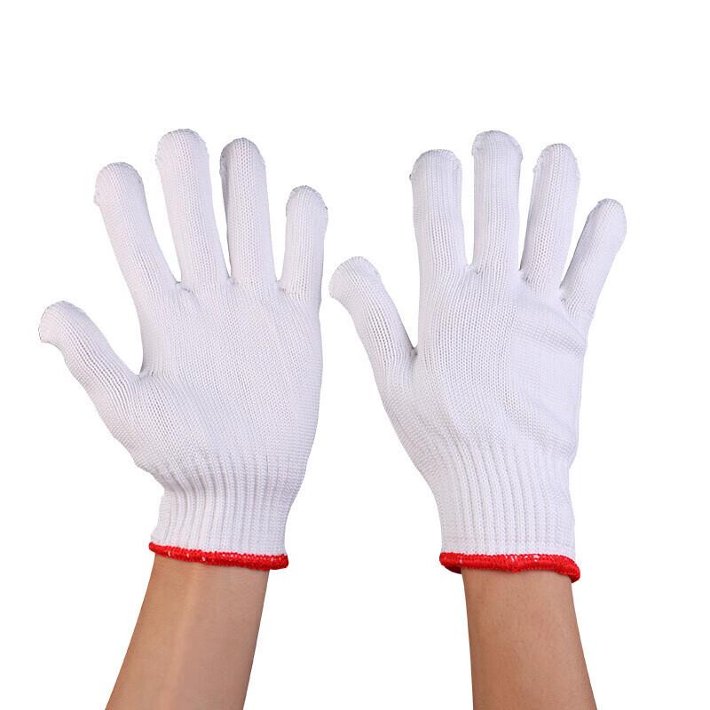 Gesanghua White Nylon Work Gloves