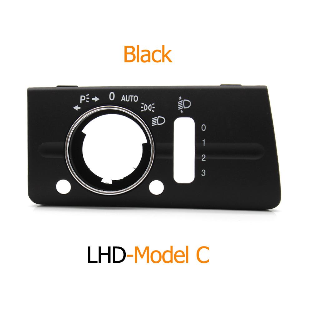 LHD RHD Interieur Auto Dashboard Koplamp Koplamp Schakelaar Cover Paneel Trim Voor Mercedes Benz W211 E Klasse 320 350 550 2003-2008