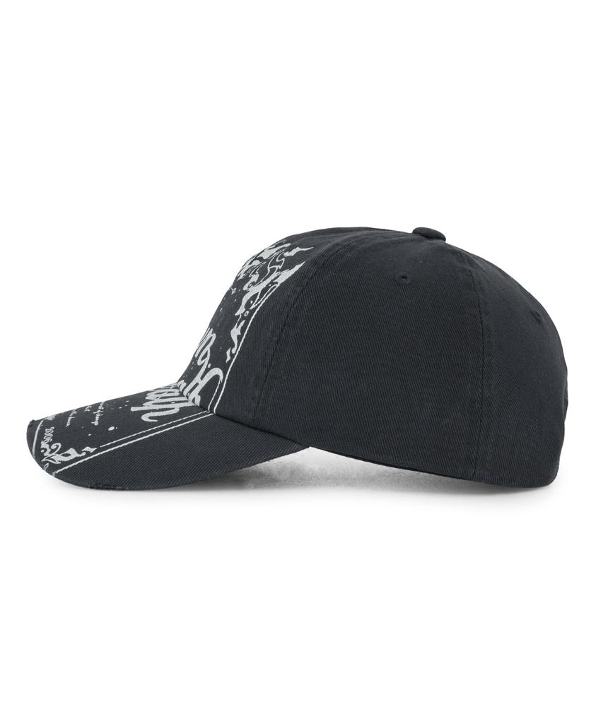 BROWNBREATH Visor Artwork Washing Cap - Charcoal