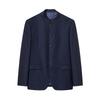 Seven BRAND Men's WOOLMARK 100% Wool Stand-Collar Business Suit Jacket
