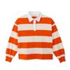 Champion Casual Long Sleeve X Women's T-Shirt, 100% Cotton, Off-White Orange, CW-B401