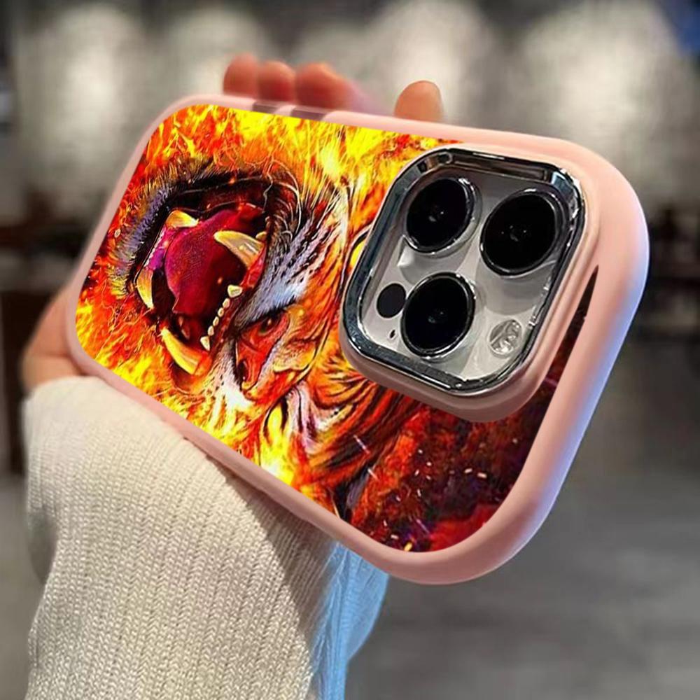 LZ2 Bath fire rebirth Tiger and horse Soft Phone Case for Samsung S24 Ultra S23 Plus A16 A54 A52 Infinix Hot 40 30i Lens Protection Shockproof Cover