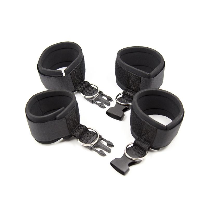 Adult Games Sex Toys For Woman Slave Cotton Neck Handcuffs Nylon BDSM Bondage Restraints Collar Fetish Couples Erotic