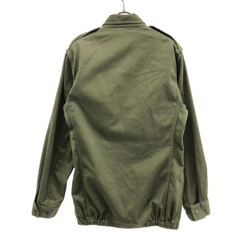 FRENCH ARMY 80s F2 Military jacket L khaki Field jacket Men's Used