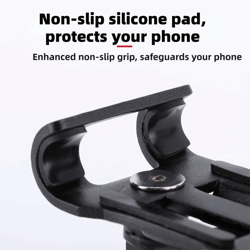 360 Degree Rotatable Motorcycle Phone Mount Black Bike Phone Holder Road Bike Use