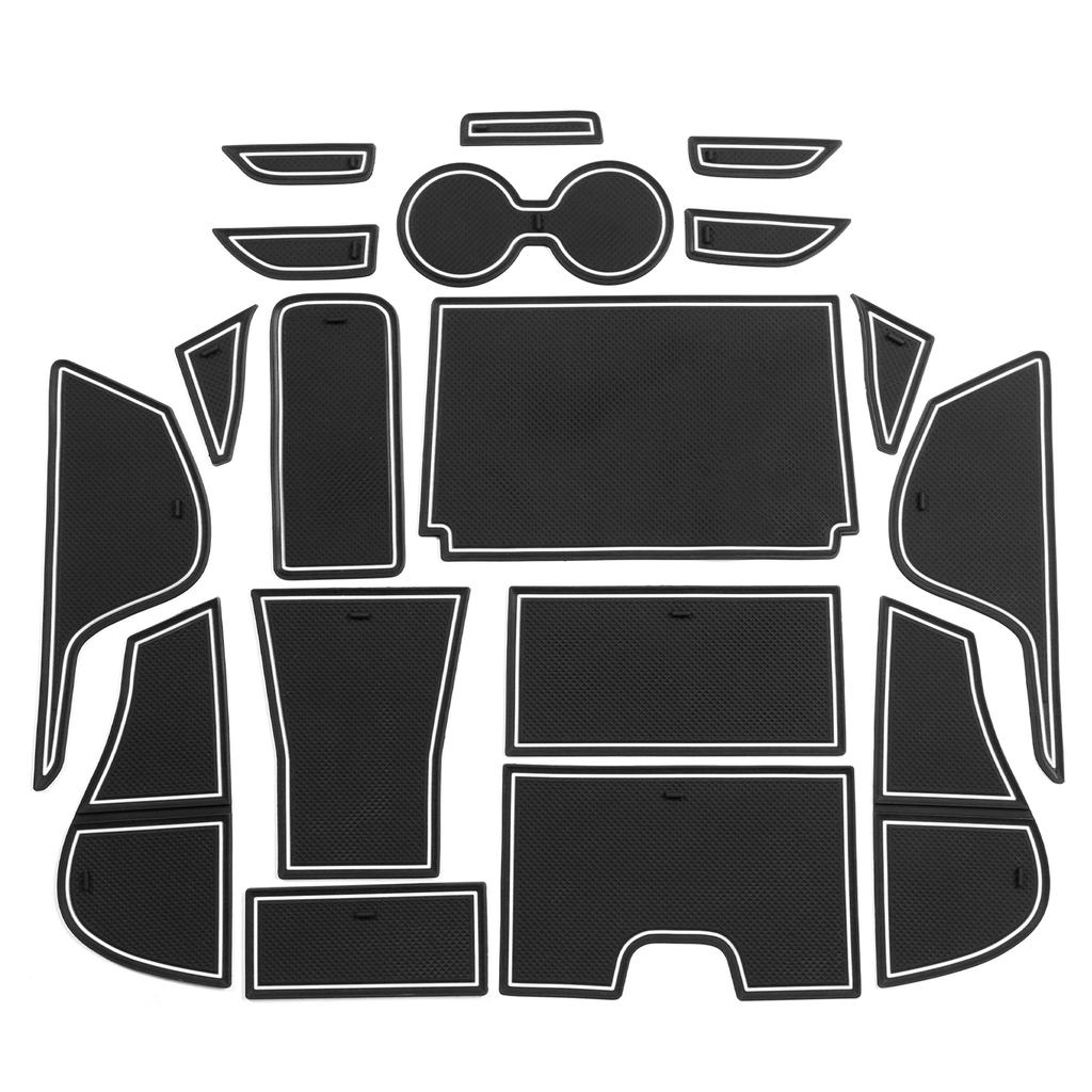 Anti-Slip Gate Slot Mat for Nissan ARIYA 2025 2025 Car Door Groove Pad Cup Holder Interior Accessories Coaster