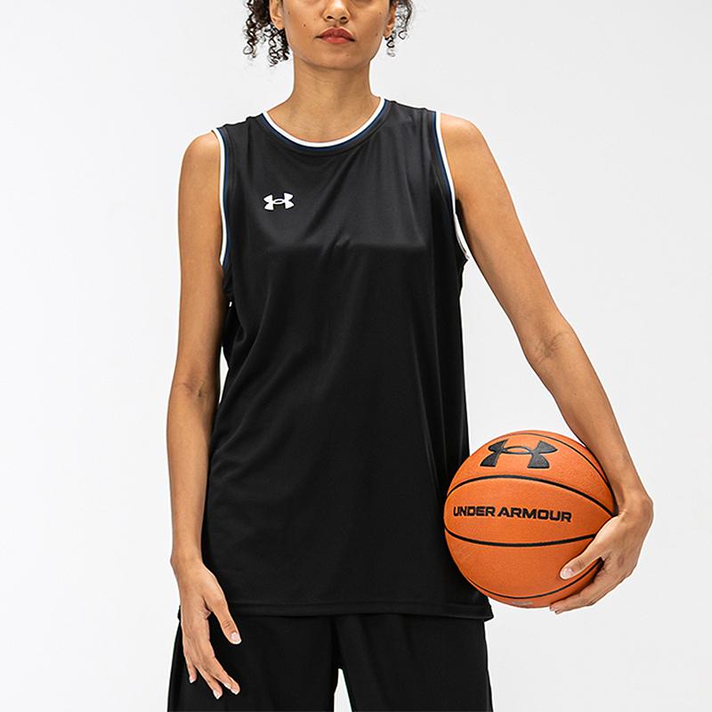 Under Armour Logo Print Loose Knit Sports Quick-Dry Casual Breathable Tank Top Unisex Tops Black 21500101-001