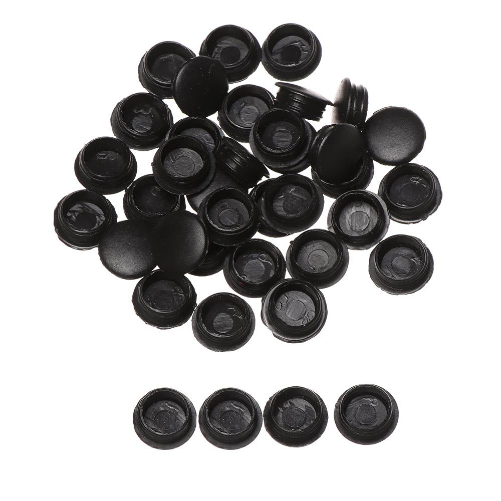 50Pcs Practical Hardware Hole Ornament Exterior Furniture Hole Covers Dust Plug Stopper Protective Cap Screw Decor