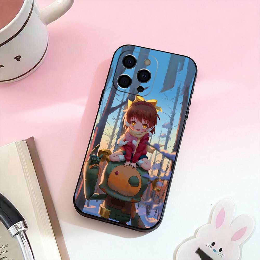 Anime C-Clannad The cutest   Phone Case For iPhone 17,16,15,14,13,12,11 Plus,Pro Max,Soft Silicone Black Cover