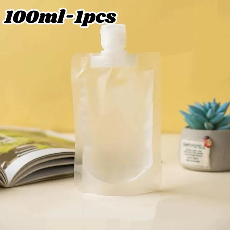 Bolsas Vazias de Apertar para Viagem, Bolsa Dispensadora de Loção, Recarregável para Shampoo, Artigos de Higiene Pessoal, Condicionador, Bolsa de Armazenamento de Líquido Cosmético