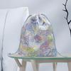 Large Sanrio Canvas Double-Sided Printed Drawstring Tote Bag, Eco-friendly Storage Solution