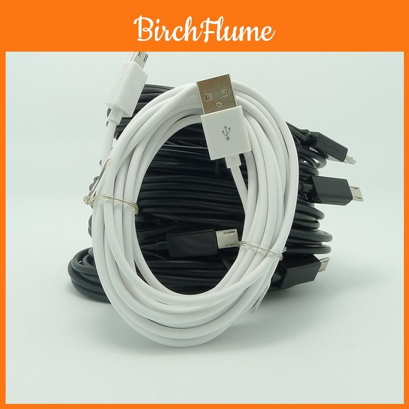 Premium 3m Usb A Male To Micro Usb 2.0 Data Sync Charger Cable In Durable Nylon Design
