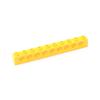 Compatible Building Block 2730 Hole Brick, Technology Machinery Building Block Spare Parts 1X10 With 9 Hole High Brick Bump Brick