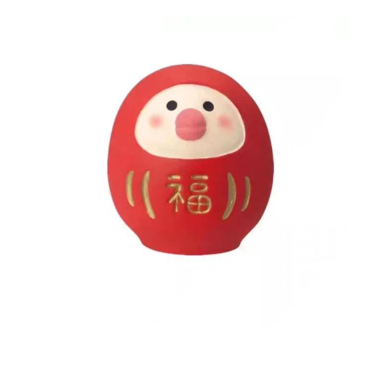 ZAKKA Creative Gift DIY Decoration INS Miniature Scene Props for Japanese Cat Dragon Year New Year Resin Small Decorations