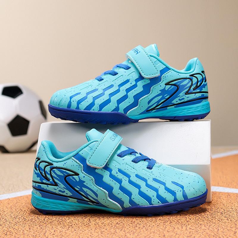 New Velcro football shoes boys and girls children broken nails primary school students long nails professional game training shoes