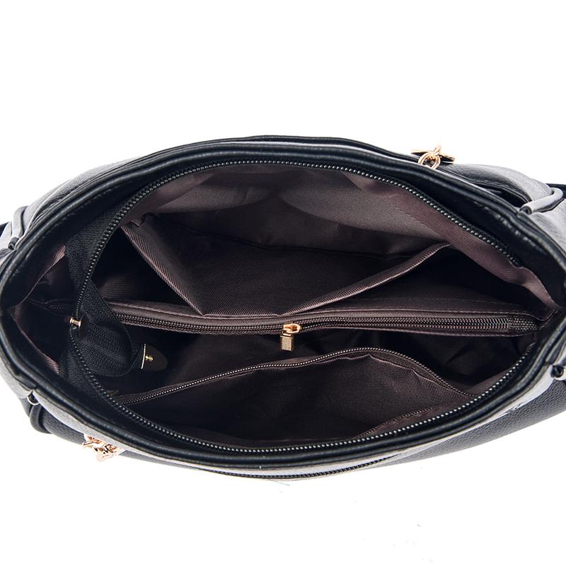 Geantă crossbody la modă pentru femei, geantă de umăr casual retro, textură din piele moale, simplitate la modă pentru femei, trend european retro