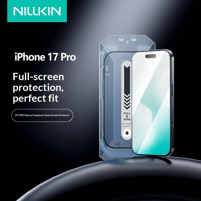 Nillkin Applicable iPhone17 Pro Max Protective Film with Dust-free Cabin Full-screen Explosion-proof Tempered Glass Film