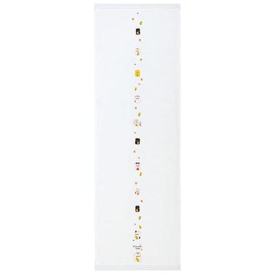 Kontex Imabari Face Hand Cloth Hagoromo Cat and Oval 33 X 95cm Towel, Towel, Towel, Calendar, Gauze, Design, Blue, Approx.