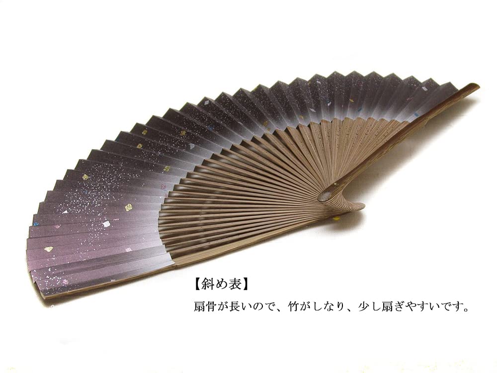 folding gold leaf and gold made in for Handcrafted by paper fan with traditional Japanese x 33cm when Kyoto-style fan, dust, Japan, women. artisans,