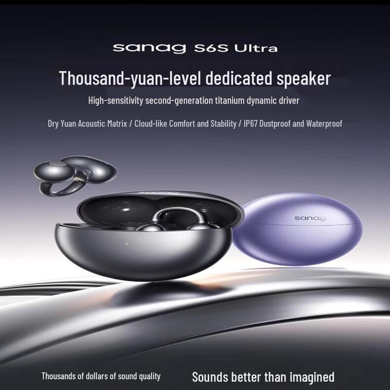 SANAG S6S Ultra Open-Ear Sport Bluetooth Earbuds