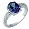 Zilveren ring met alexandriet 3.961ct (1912126) 3,23 gr. 925 monsters