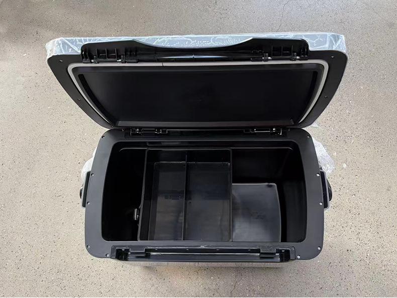 Scatola da Pesca Portatile - Isolante, Leggera, Doppia Canna, Gambe Regolabili, Nessuna Installazione Richiesta, Adatta per Pesca in Acqua Dolce o in Mare