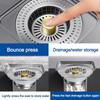 Pop-Up Sink Leak Stopper Stainless Steel Bounce Core Drainer Practical Food Catcher Strainer