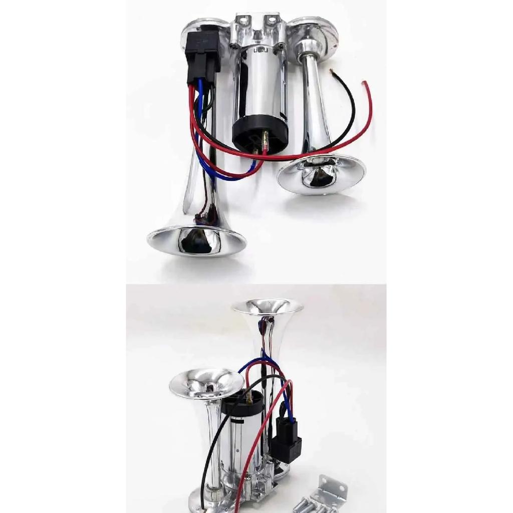 Good One-piece Electric Air Horn 12V 24v Super Loud 135dB Modified Car Universal for Cars and Trucks
