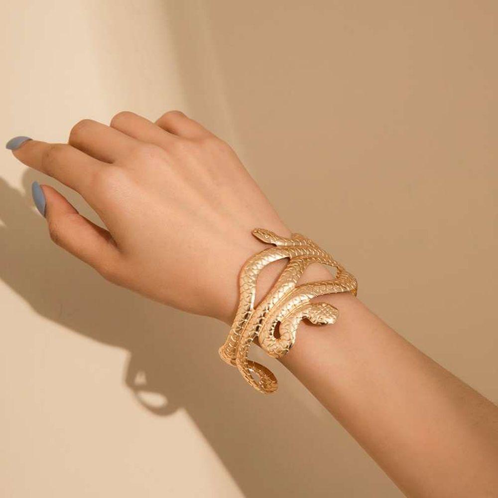 Alloy Hollow Adjustable Snake Arm Bangle Armband Arm Ring Arm Chain