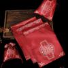 10pcs Chinese Style Drawstring Bag Cloth Gift Packing Bag Tote Bag Festive Sugar Bag  Engagement