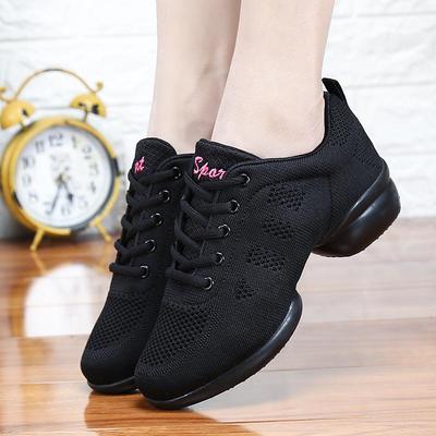 Zapatos Cuadrados Cómodos de Suela Suave para Mujer - Zapatos de Caminar para Mamá de Malla con Suelas Gruesas