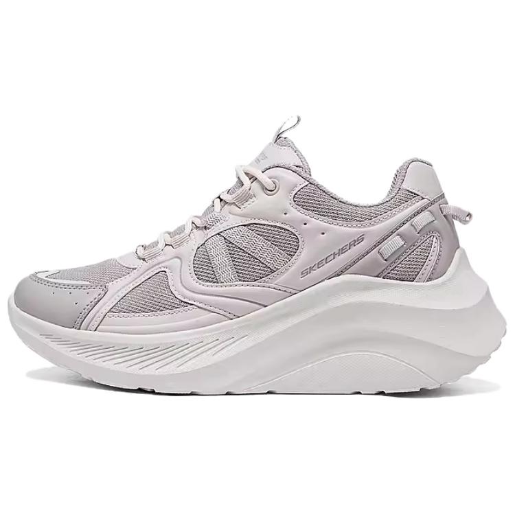 Skechers Bobs Sport Casual Shoes Lightweight Comfortable Low Top Lifestyle Women sneaker Gray Brown 117521-QUAL 36