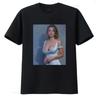 Sydney Sweeney Inspired T Shirt Fashionable Celebrity Print for Women Stylish and Trendy Vintage Washed Unisex Streetwear