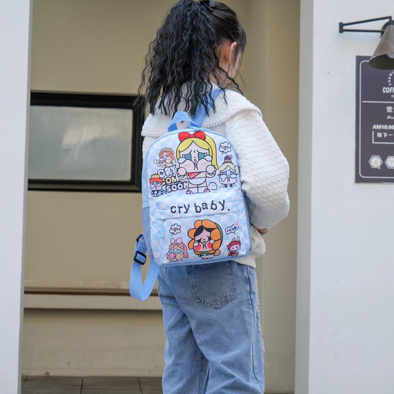 Backpack Pattern Crybaby Cartoon Large Capacity Waterproof Children School Bag