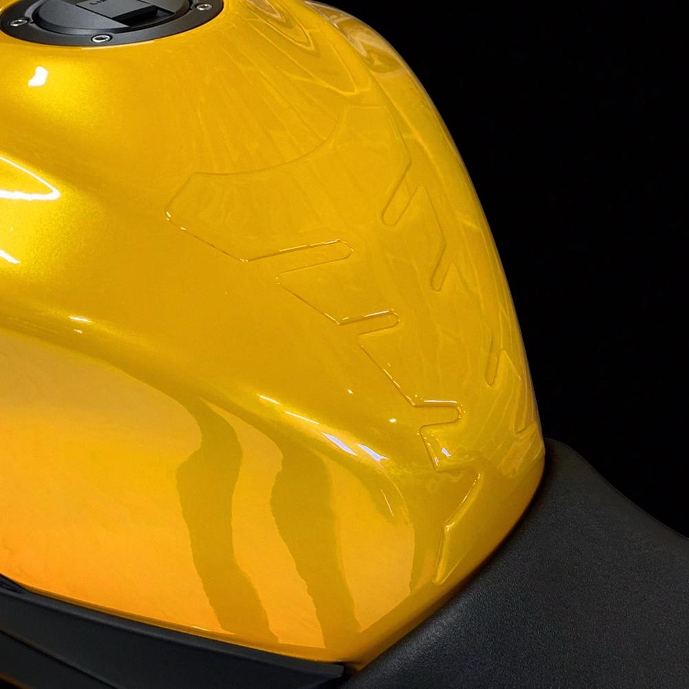 Transparent Motorcycle Oil Tank Decal Fishbone Type Thickened Waterproof Sticke Durable Emblem for Motorcycle Riders