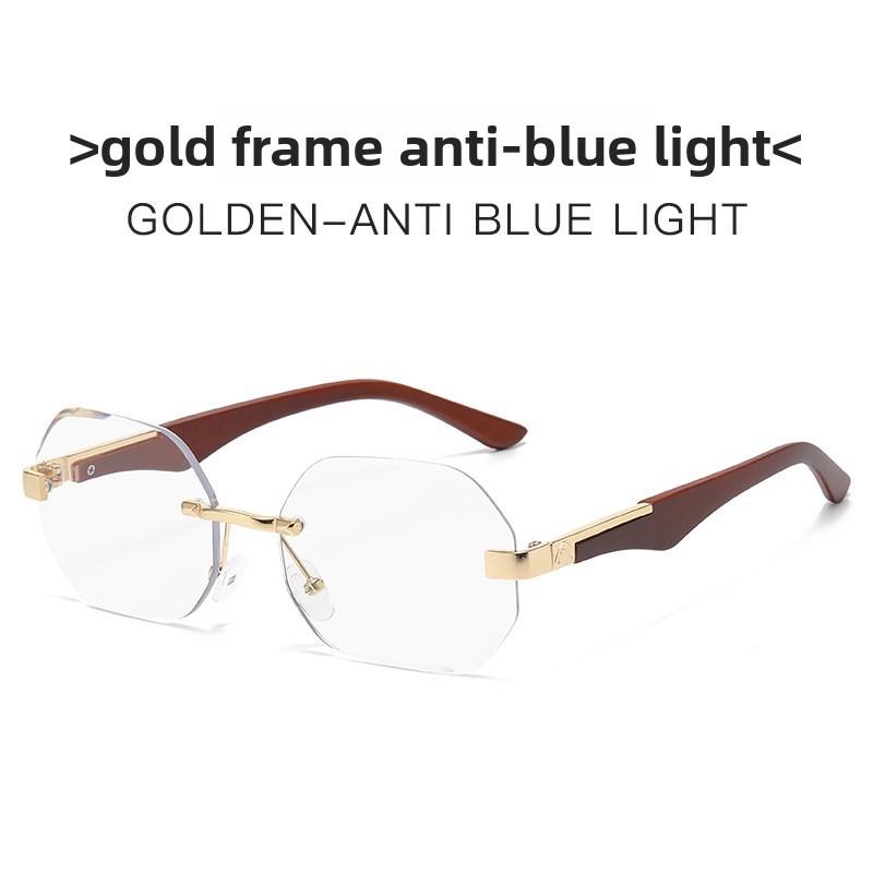 Uv400 Unisex Geometric Metal Frame Sunglasses With Green Lenses For Travel And Fashion