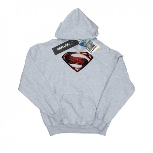 DC Comics Womens/Ladies Justice League Movie Superman Emblem Hoodie